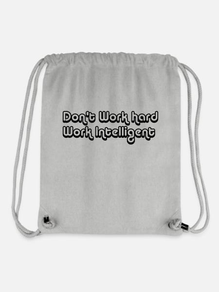 WORK INTELLIGENT - Stanley/Stella Recycled Gym Bag - heather grey