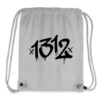 1312 - Stanley/Stella Recycled Gym Bag - heather grey - Front