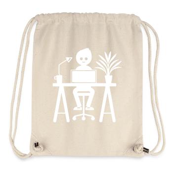 Worker Computer Job - Stanley/Stella Recycled Gym Bag - natural - Front