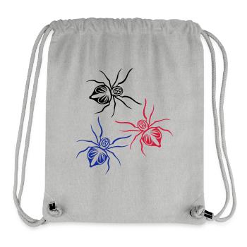 Spinnen Ungeziefer - Stanley/Stella recycelter Gym Bag - Grau meliert - Vorne