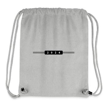 2024 Jahr - Stanley/Stella recycelter Gym Bag - Grau meliert - Vorne