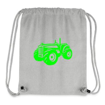 Traktor Fahrzeug - Stanley/Stella recycelter Gym Bag - Grau meliert - Vorne