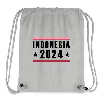 Indonesia 2024 - Stanley/Stella recycelter Gym Bag - Grau meliert - Vorne
