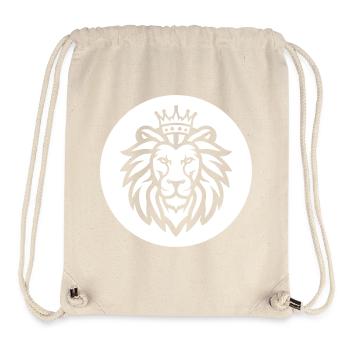 Lion Crown Symbol - Stanley/Stella Recycled Gym Bag - natural - Front