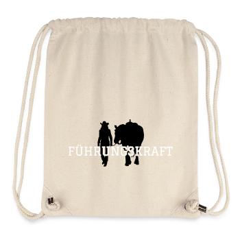 Westernreiten Westerngirl Führungskraft - Stanley/Stella recycelter Gym Bag - Naturweiß - Vorne