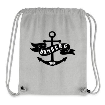 Hamburg Moin - Stanley/Stella recycelter Gym Bag - Grau meliert - Vorne