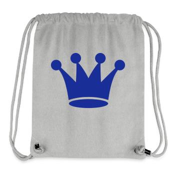 couronne - Sac à cordon recyclé Stanley/Stella - gris chiné - Devant