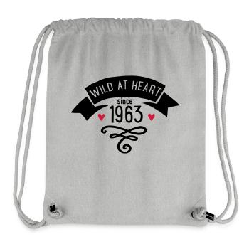 1963 - Stanley/Stella recycelter Gym Bag - Grau meliert - Vorne