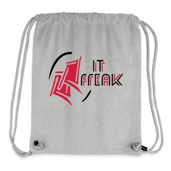 IT Freak Computer - Stanley/Stella recycelter Gym Bag - Grau meliert - Vorne