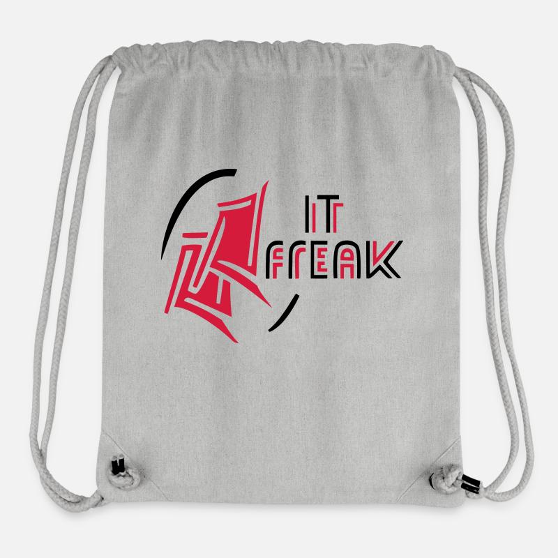 IT Freak Computer - Stanley/Stella recycelter Gym Bag - Grau meliert