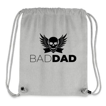 Bad Dad - Stanley/Stella recycelter Gym Bag - Grau meliert - Vorne