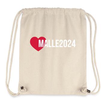 Malle 2024 Heart Holiday - Stanley/Stella Recycled Gym Bag - natural - Front