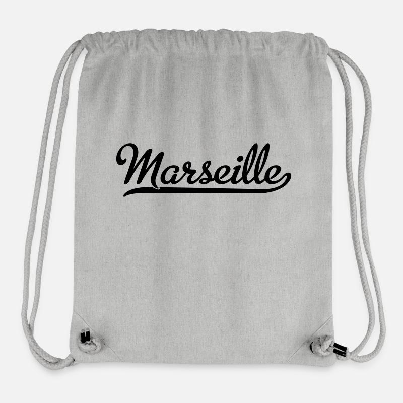 Marseille - Stanley/Stella recycelter Gym Bag - Grau meliert