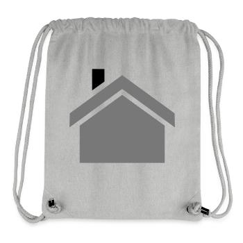 house - Stanley/Stella Recycled Gym Bag - heather grey - Front