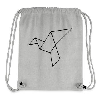 bird - Stanley/Stella Recycled Gym Bag - heather grey - Front