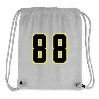 88 Number Jersey - Stanley/Stella Recycled Gym Bag - heather grey - Front