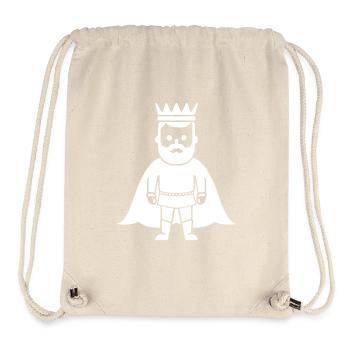König Majestät - Stanley/Stella recycelter Gym Bag - Naturweiß - Vorne