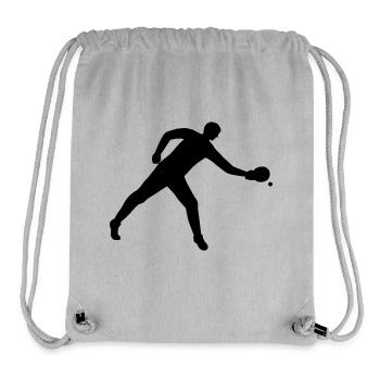 Table tennis dynamic - Stanley/Stella Recycled Gym Bag - heather grey - Front