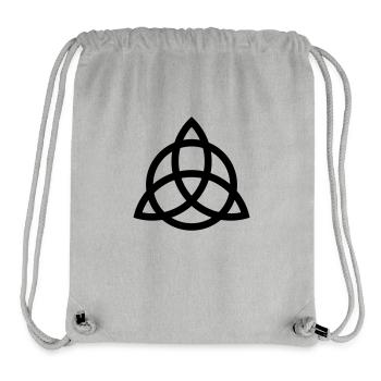 TRIQUETRA outline - Stanley/Stella Recycled Gym Bag - heather grey - Front
