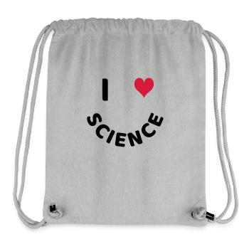 Wissenschaft - Stanley/Stella recycelter Gym Bag - Grau meliert - Vorne
