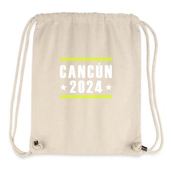 Cancun 2024 - Stanley/Stella recycelter Gym Bag - Naturweiß - Vorne