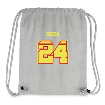 Ibiza 24 - Sac à cordon recyclé Stanley/Stella - gris chiné - Devant