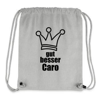 Caro - Stanley/Stella recycelter Gym Bag - Grau meliert - Vorne