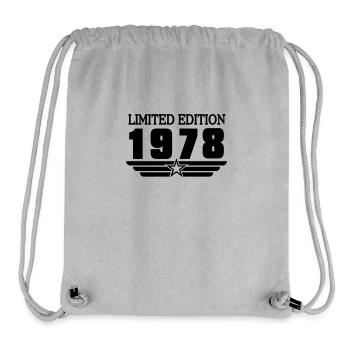 1978 - Stanley/Stella recycelter Gym Bag - Grau meliert - Vorne