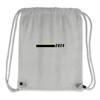 2024 Jahr - Stanley/Stella recycelter Gym Bag - Grau meliert - Vorne