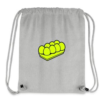 Eggs symbol - Stanley/Stella Recycled Gym Bag - heather grey - Front