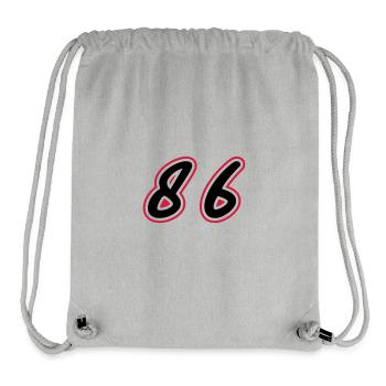 86 Number Symbol - Stanley/Stella Recycled Gym Bag - heather grey - Front