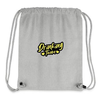 Drinking Team - Stanley/Stella recycelter Gym Bag - Grau meliert - Vorne