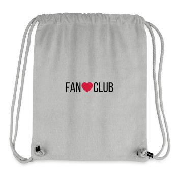 Cœur du Fan Club - Sac à cordon recyclé Stanley/Stella - gris chiné - Devant