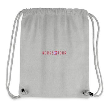 Norwegen Tour - Stanley/Stella recycelter Gym Bag - Grau meliert - Vorne
