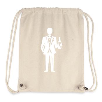 Groom Party Wedding Bachelor - Stanley/Stella Recycled Gym Bag - natural - Front