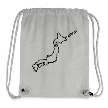 Japan - Japanese - Stanley/Stella Recycled Gym Bag - heather grey - Front