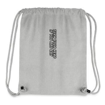 turn your head - Stanley/Stella recycelter Gym Bag - Grau meliert - Vorne