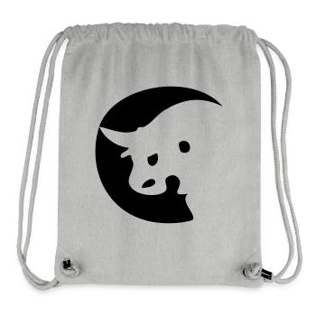 Constellation Taurus - Stanley/Stella Recycled Gym Bag - heather grey - Front