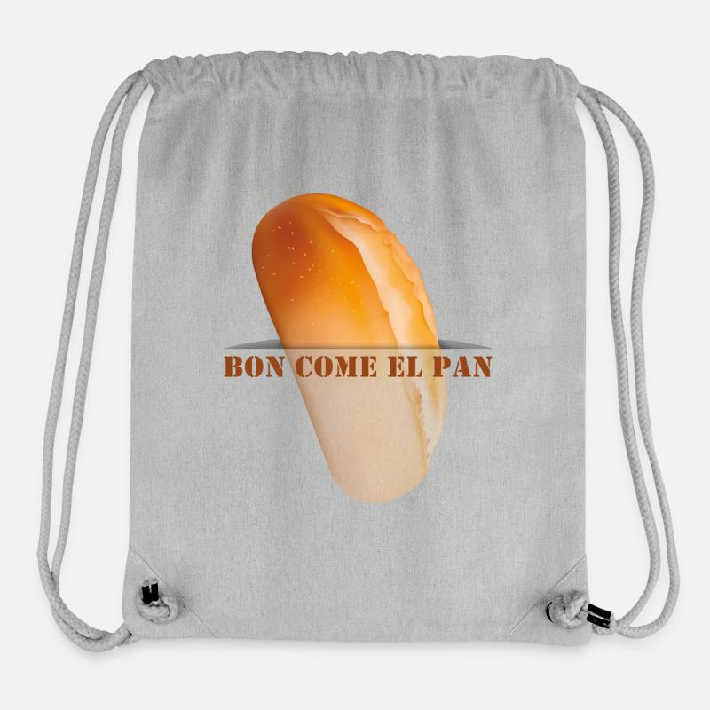 Bon come el pan - Lecker wie ein Brot - Stanley/Stella recycelter Gym Bag - Grau meliert
