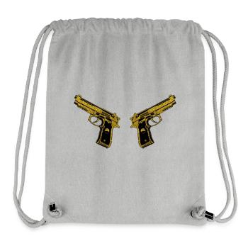 Golden Pistols - Golden Pistols Gun owners - Stanley/Stella Recycled Gym Bag - heather grey - Front