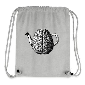 Brain Teapot - Stanley/Stella Recycled Gym Bag - heather grey - Front
