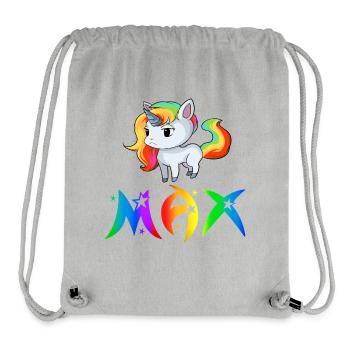 Unicorn Max - Stanley/Stella Recycled Gym Bag - heather grey - Front