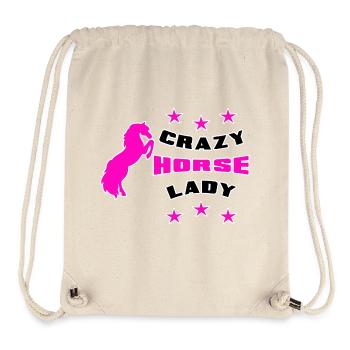 Crazy Horse Lady - Stanley/Stella Recycled Gym Bag - natural - Front