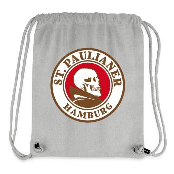 St. Pauli - The ultimate St. Pauli / Hamburg - Stanley/Stella Recycled Gym Bag - heather grey - Front