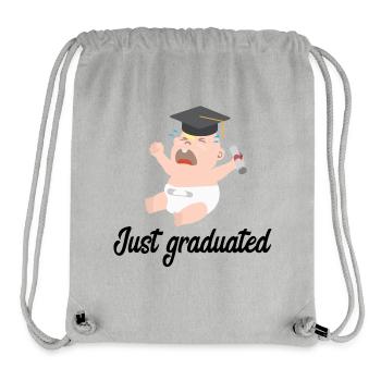 Just Graduated - Stanley/Stella Recycled Gym Bag - heather grey - Front