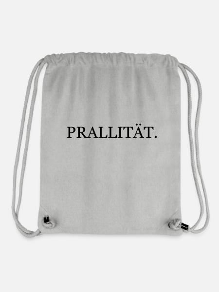 Gains Prallität - Stanley/Stella recycelter Gym Bag - Grau meliert