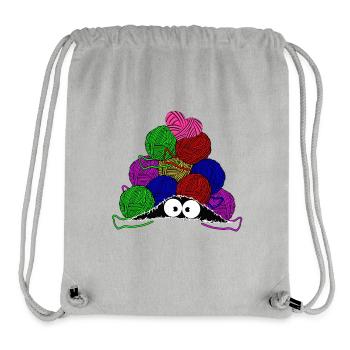 tricot - Sac à cordon recyclé Stanley/Stella - gris chiné - Devant