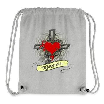 Kärnten - Stanley/Stella recycelter Gym Bag - Grau meliert - Vorne