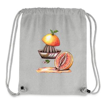 Vulva Grapefruit - Stanley/Stella recycelter Gym Bag - Grau meliert - Vorne