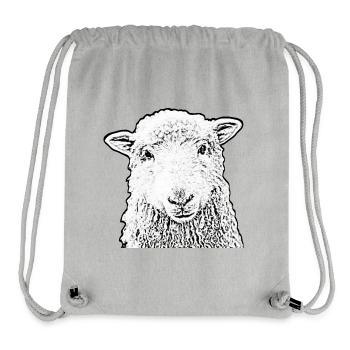 sheep - Stanley/Stella Recycled Gym Bag - heather grey - Front